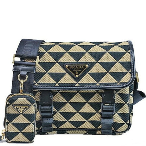 Prada Embroidered Shoulder Bag Pouch - Picture 1 of 6